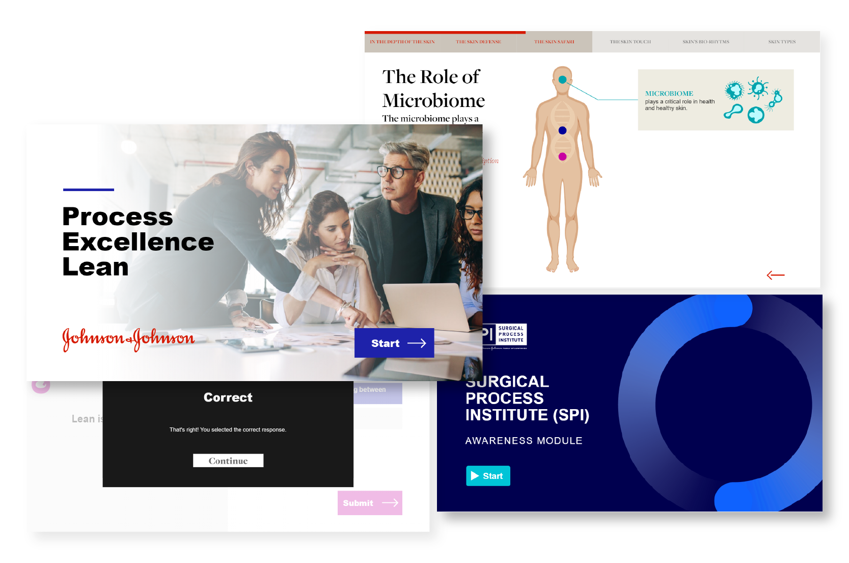 eLearning mockup